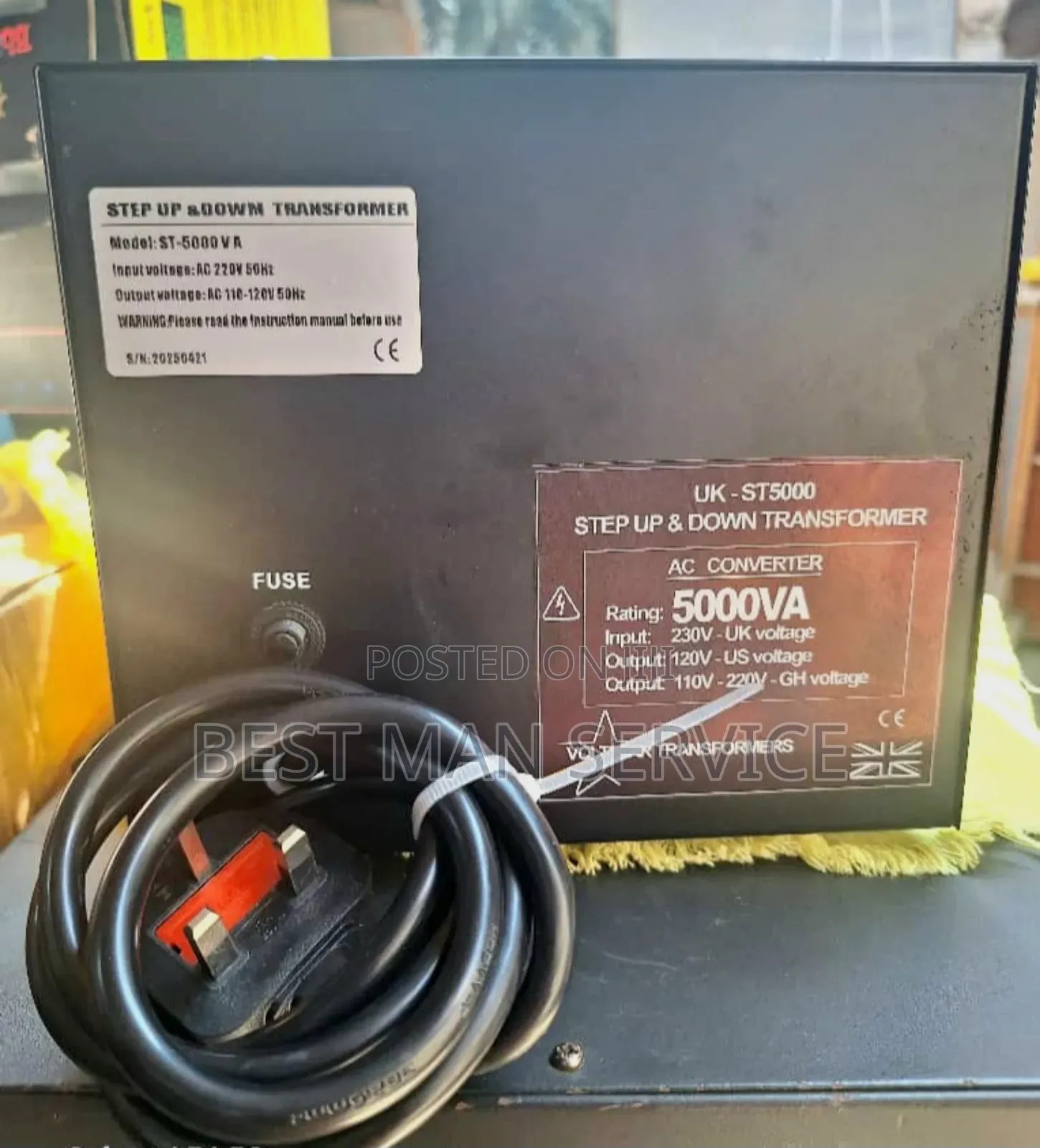 5000 Watts Step Down Transformer