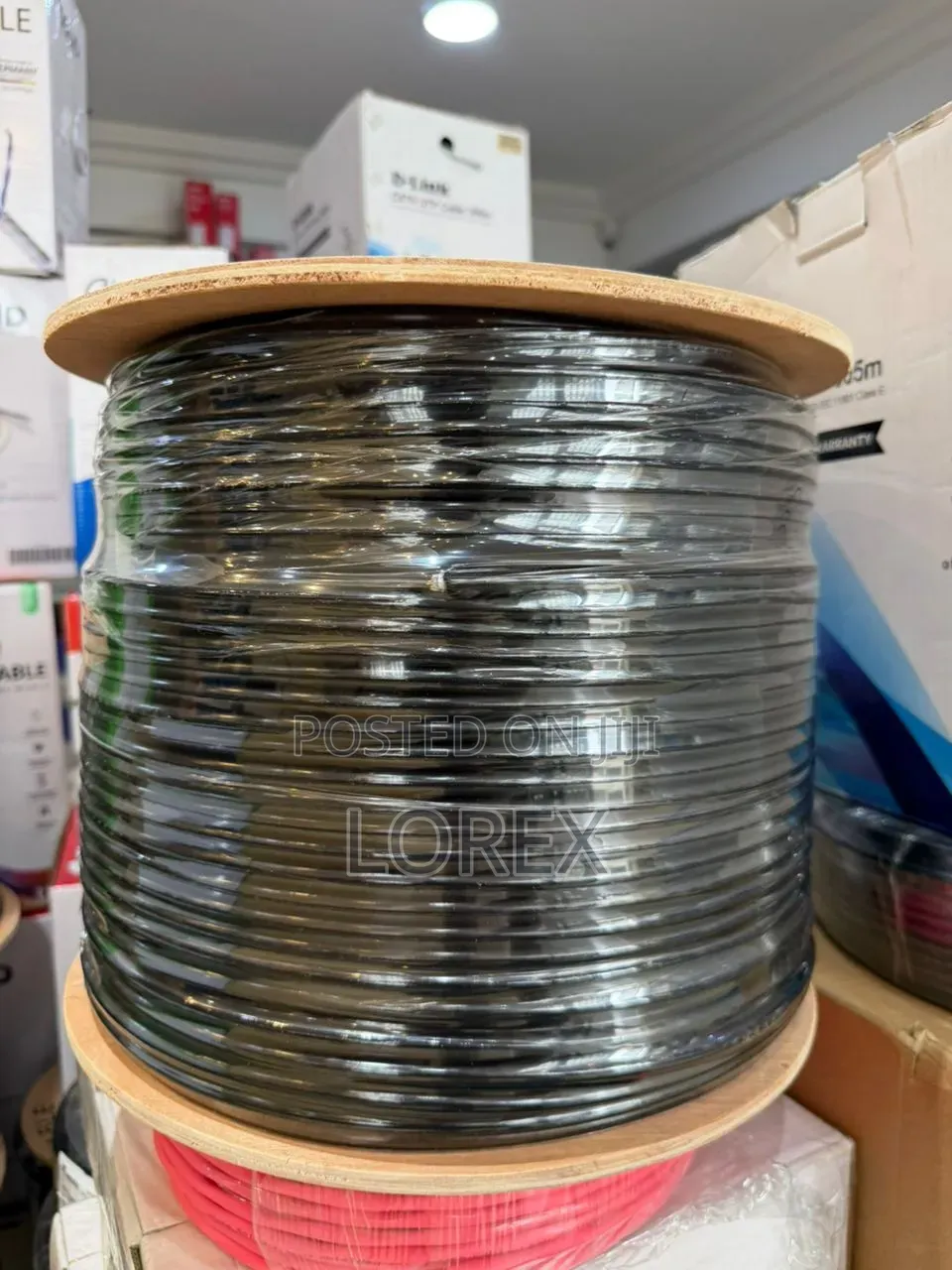 Zkteco Cat6 Cable FTP 4pairs Twisted Cable 24awg Copper-Clad Aluminium