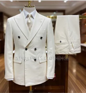 Men Double Breasted Suit in All Colours