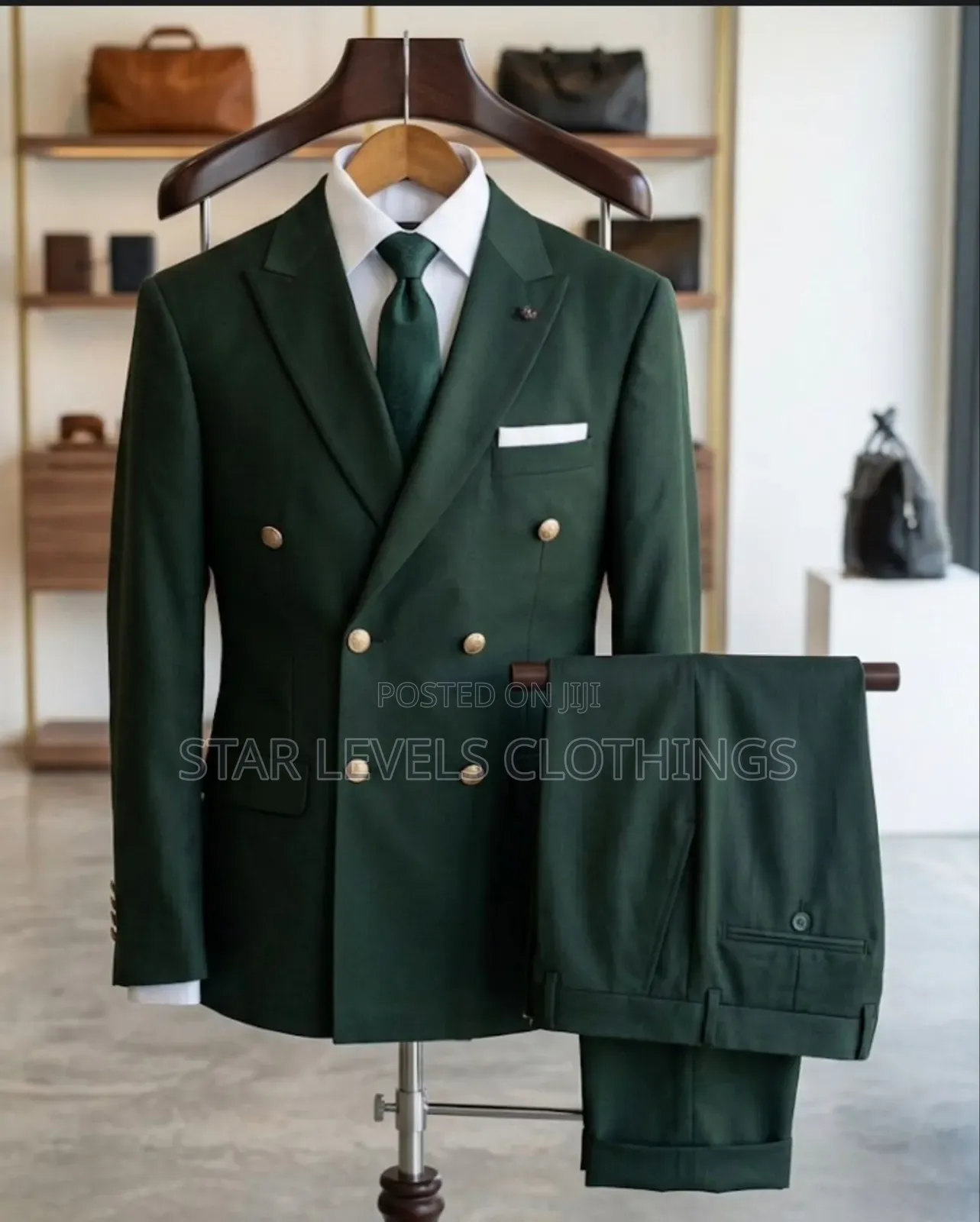Men Double Breasted Suit in All Colours