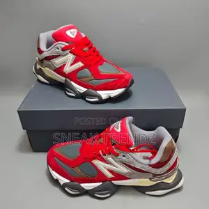 New Balance Nb 9060 Red Wine Cream N Black