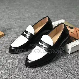 Quality Black and White Loafers for Men in 40-46
