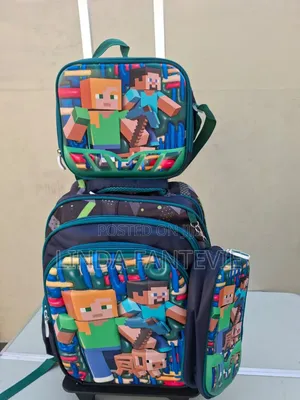 3in1 Trolley School Bag