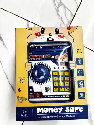 Kids Money Bank Safe Toy With Keys Susu Box