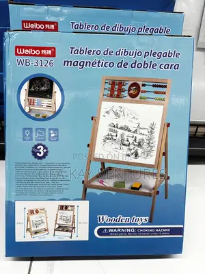 Kids Learning And Drawing Board With Abacus