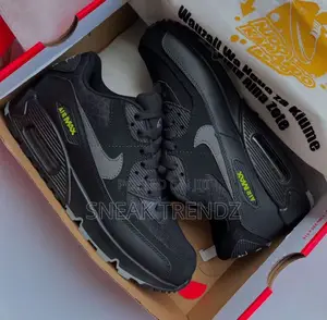 Nike Air Max 90 Black Lemon Green
