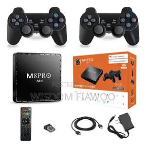 M8 Tv Stick With Game and Controllers