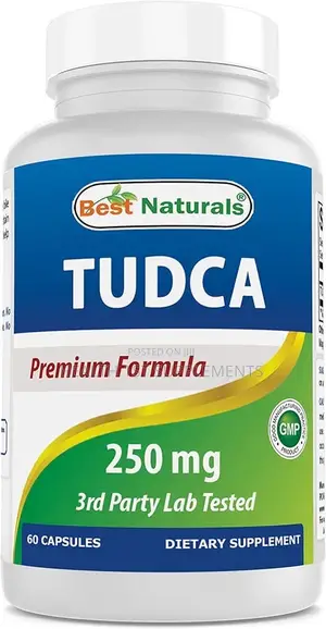 Tudca (250mg Per Cap), Liver Gall Bladder Kidney Gut Health, 60 Caps