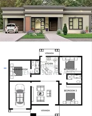 Elegant Bedroom House Plan for Construction