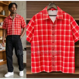 Chrome Check Crop Top