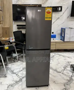 Shop Unique Nasco Nasd2-20fl 158l 2 Door Electric Fridge(Dark Gray) 