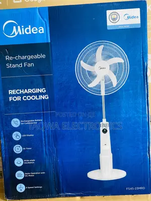 Floor Standing Midea Rechargeable Fan
