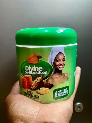 Divine Eco-Black Soap Made With Cashew