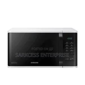 Samsung 23 Litre - Ms23k3513aw/Sg Solo - Microwave Oven-Black