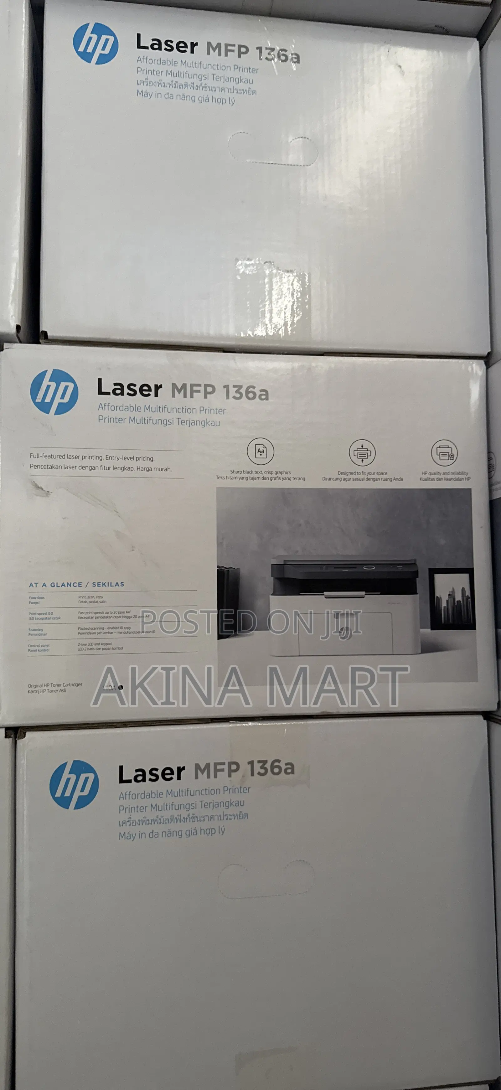 Hp Printer MFP 136a Laserjet Printer M136a
