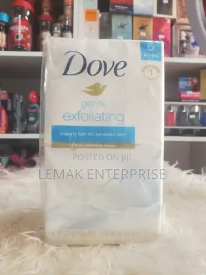 Dove Gentle Exfoliating Beauty 6 Bars Soap