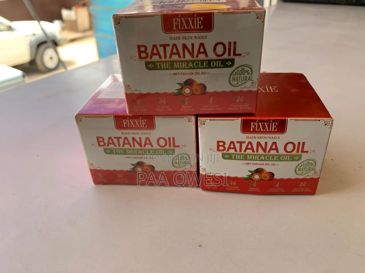 Fixxie Batana Oil 120ml – 100% Natural Hair Growth Repair Oil