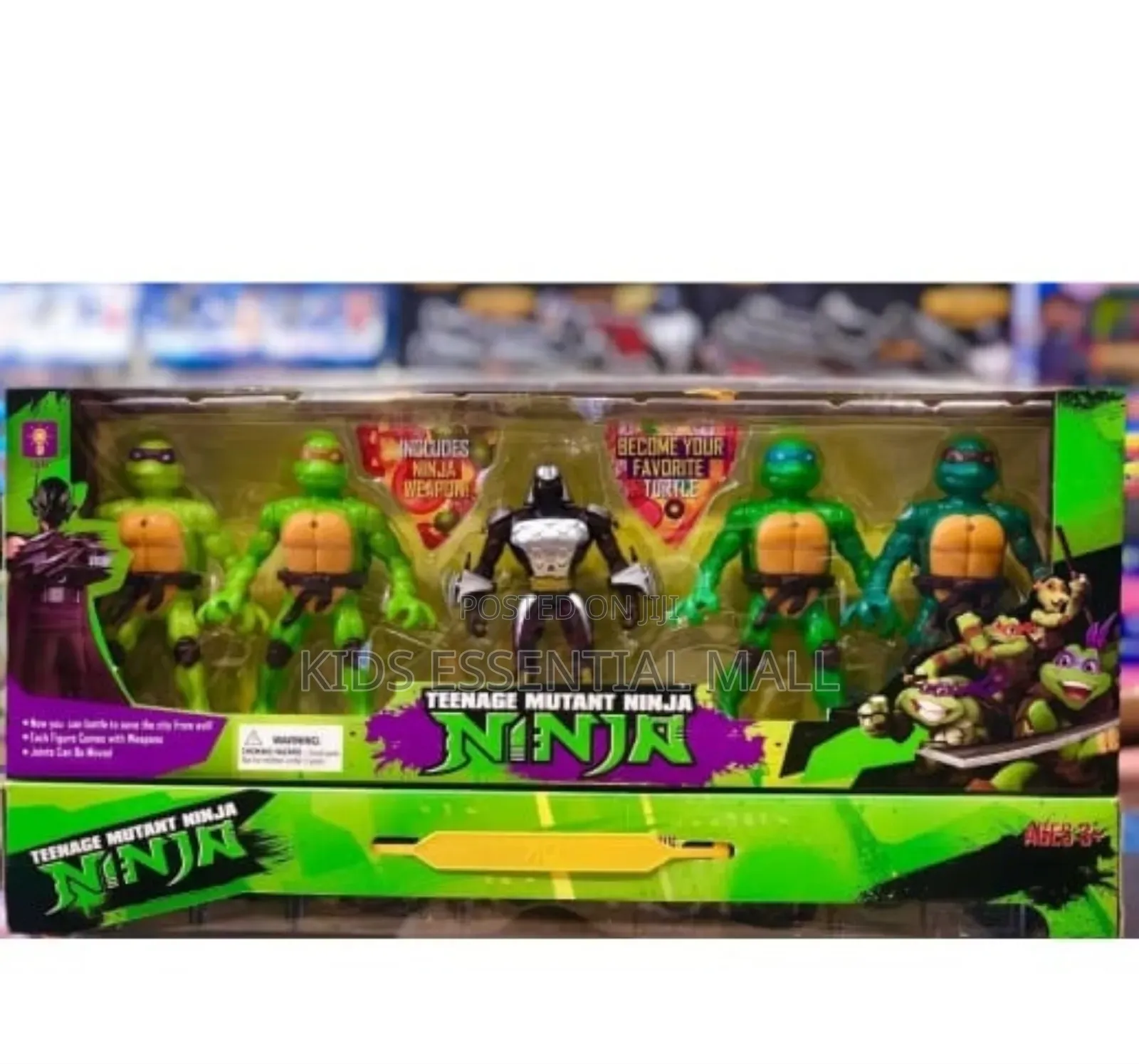 Teenage Mutant Ninja Turtle Actlon Figure Set