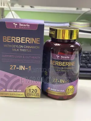 Berberine With Ceylon Cinnamon, Milk Thistle, Turmeric, Bitter Melon