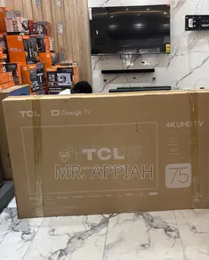 Get Unique TCL 75 Qled Smart Screen Television(Black)2026 Model
