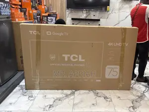 Check Out Durable TCL 75 Inch Qled Smart Screen Tv(Black)2025 Model