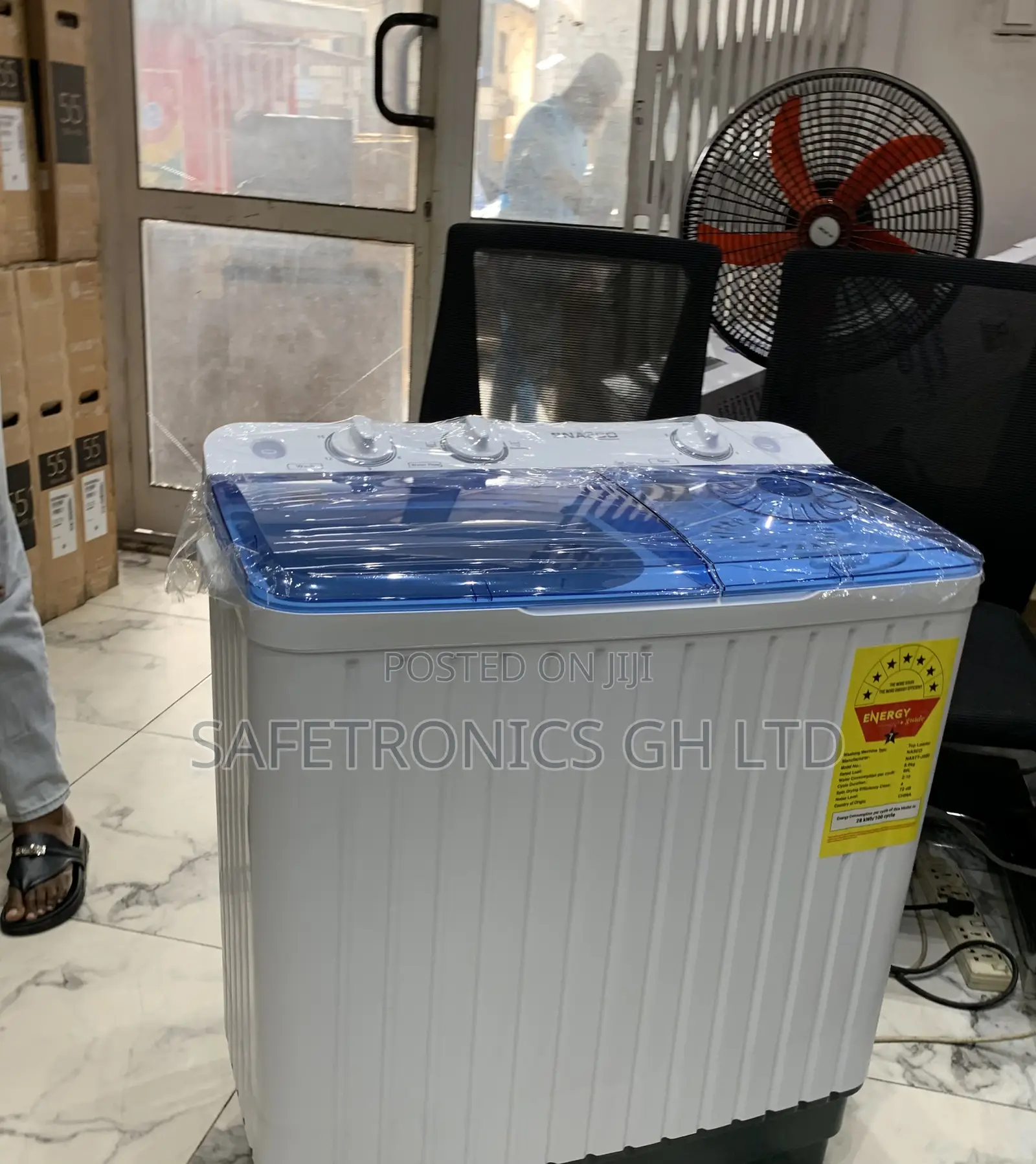 Secure New Nasco Washing Machine 11 Kg Semi Automatic Nas-11-Tw
