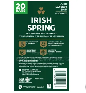 Irish Spring Bar Soap - 20 Pack