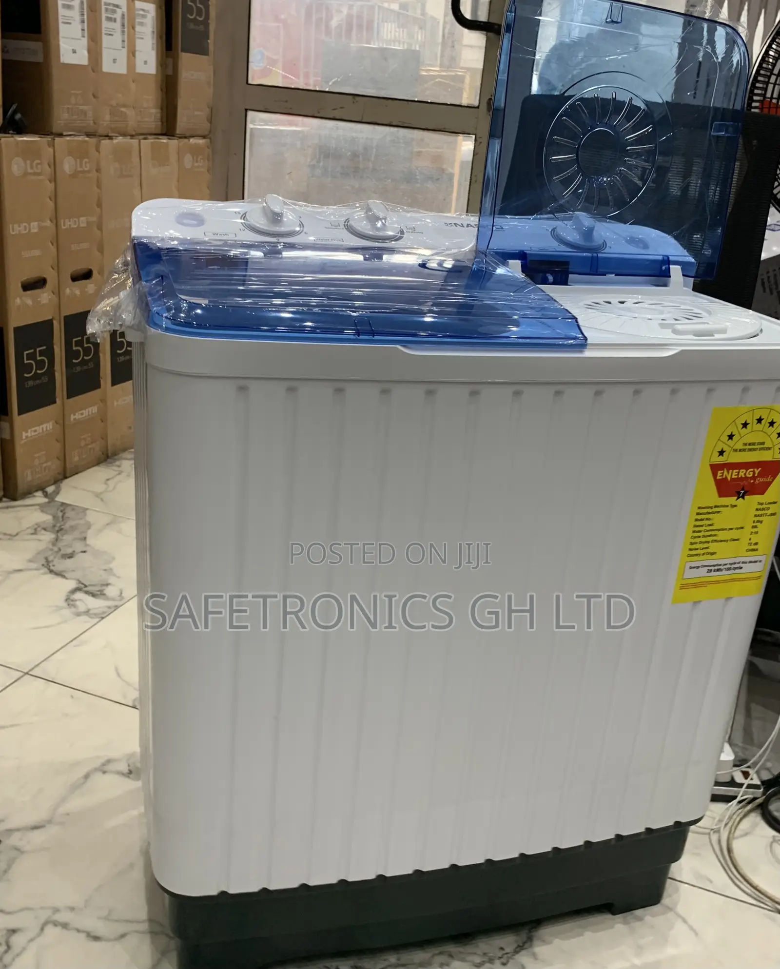 Trust New Nasco Washing Machine 11 Kg Semi Automatic Nas-11-Tw