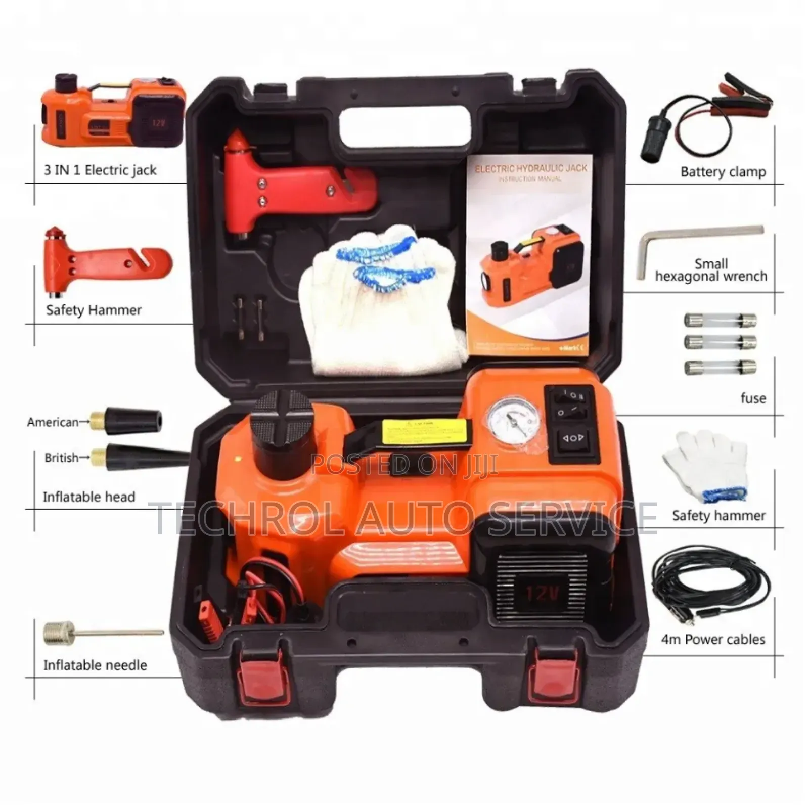 Electric Jack 5 Tonne for Salon Cars and Suv
