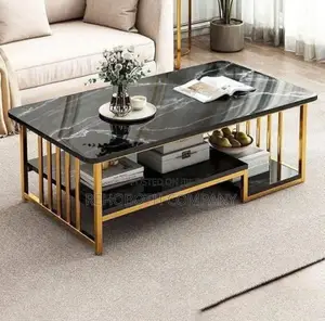 Black and Gold Center Table