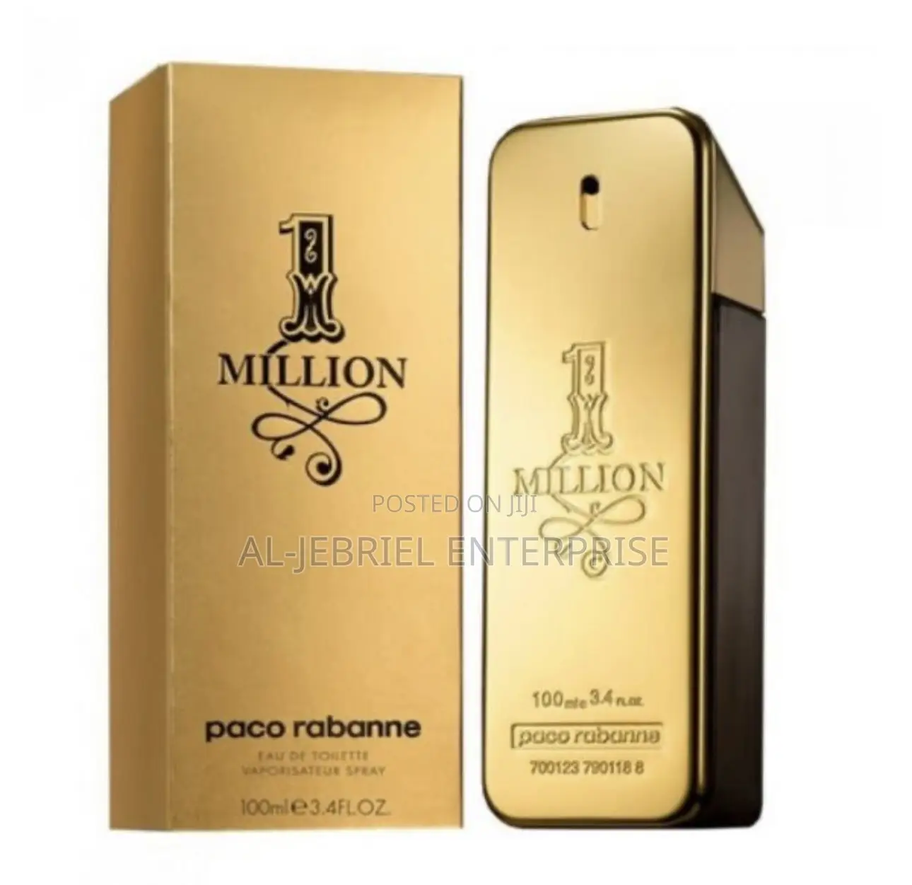 Paco Rabanne 1million Eau De Toilette Perfume - 100ml