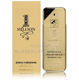 Paco Rabanne 1million Eau De Toilette Perfume - 100ml