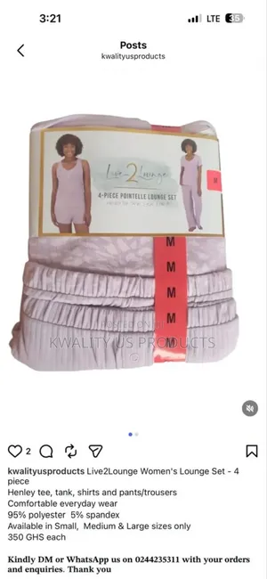 4-Piece Women's Pyjamas Set