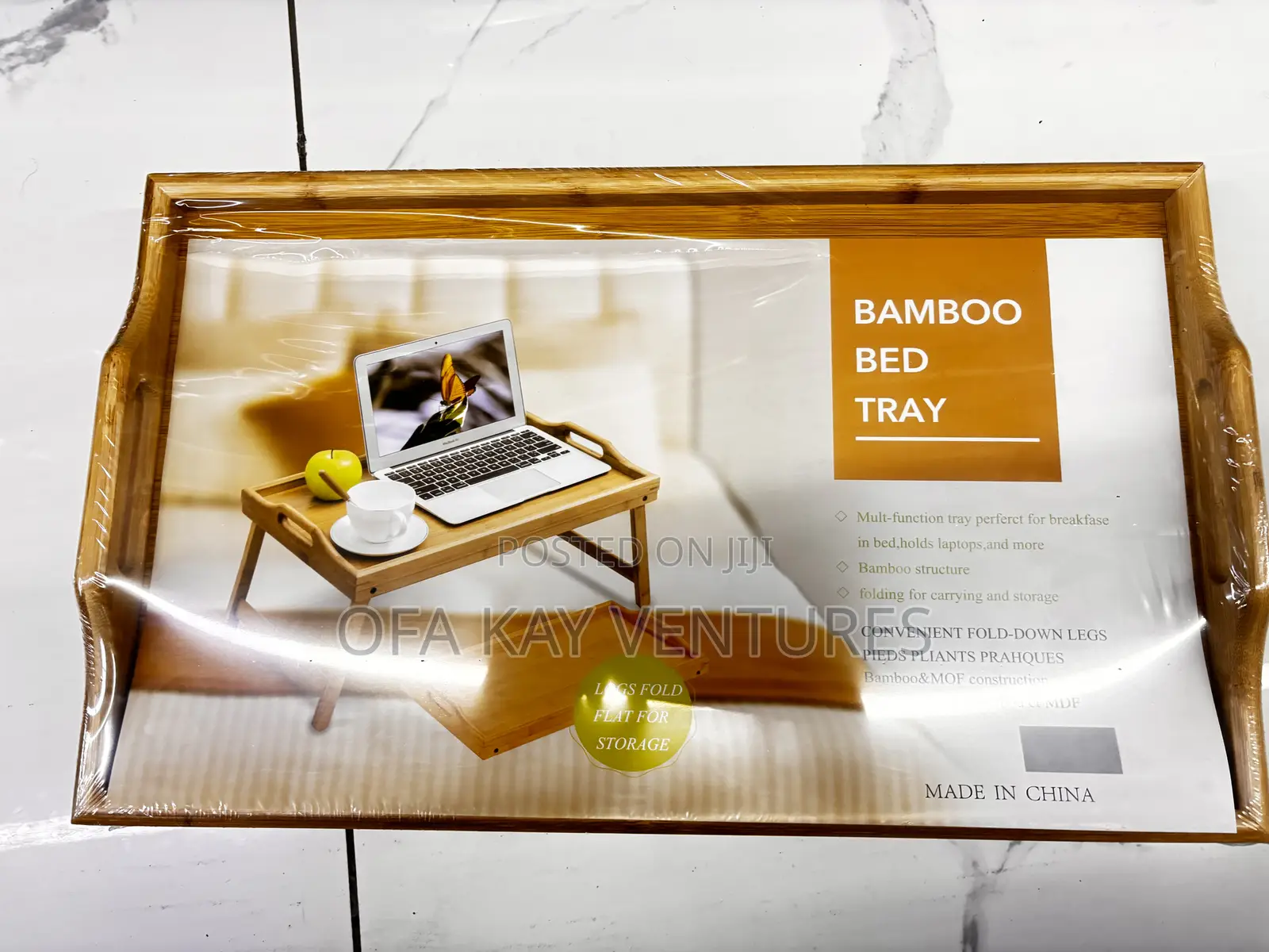 Foldable Bamboo Coffee Table