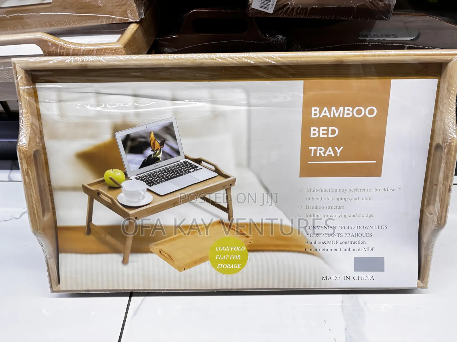 Foldable Bamboo Coffee Table