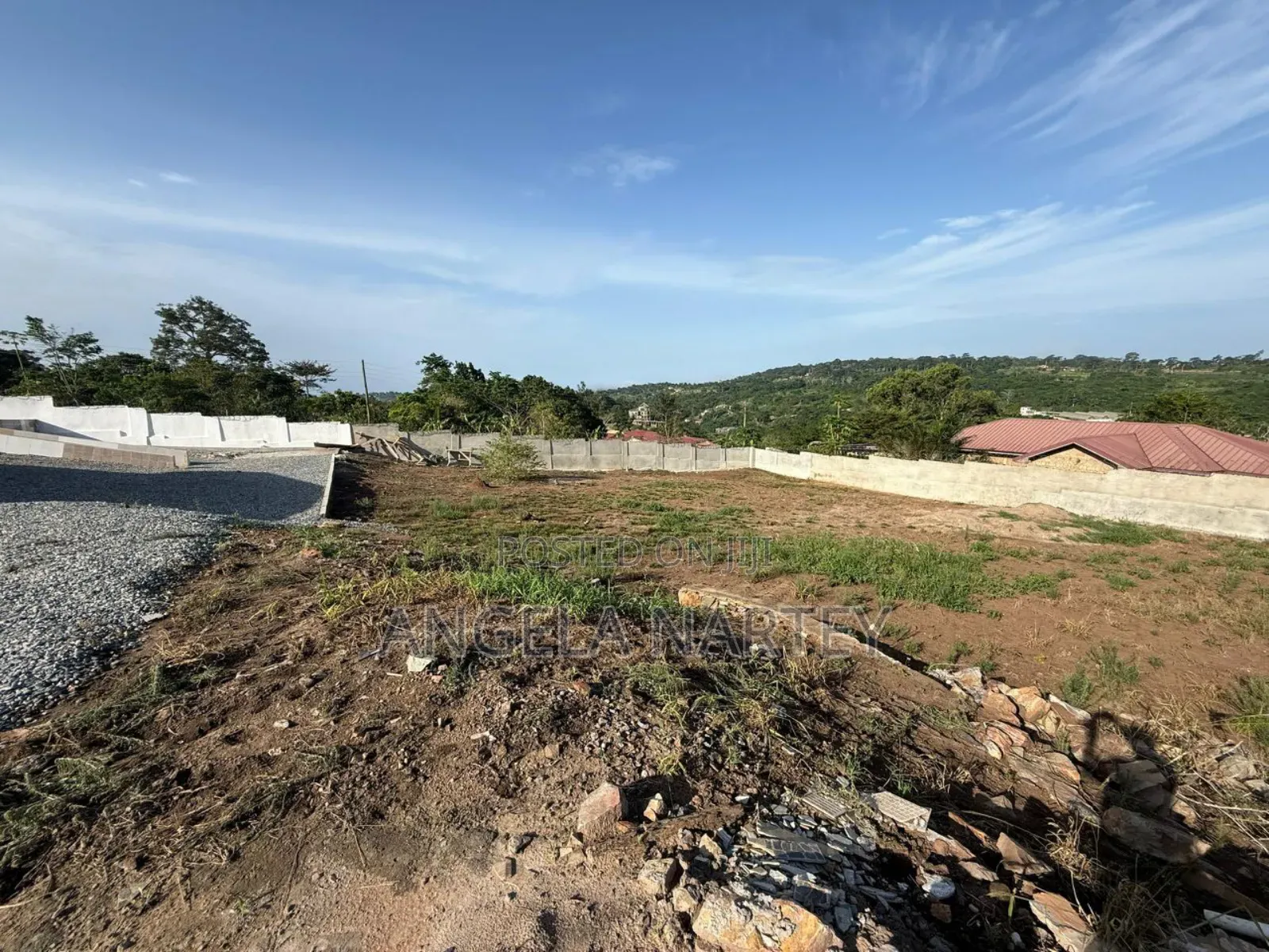 Registered Two Plots at Peduase, Close to the Police Station