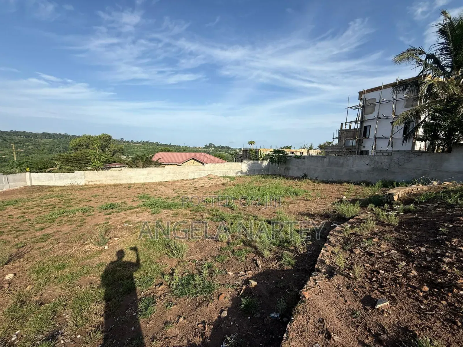 Registered Two Plots at Peduase, Close to the Police Station