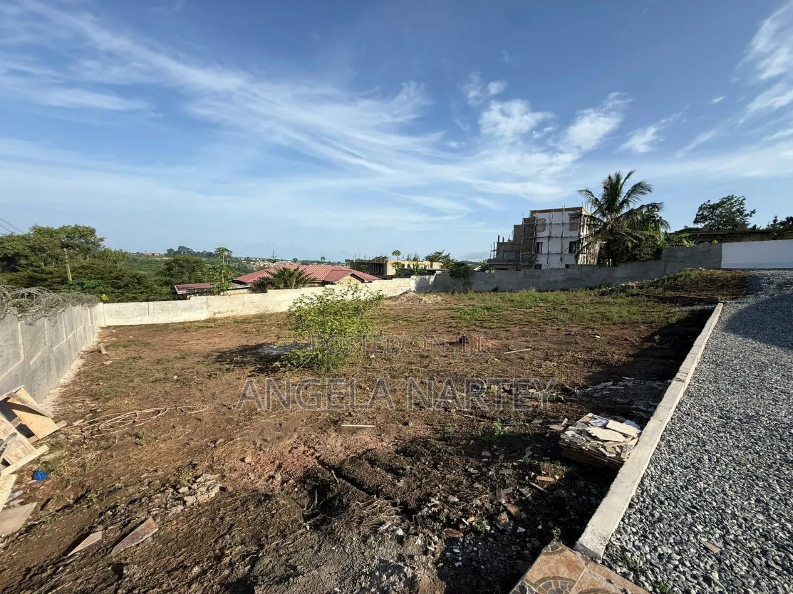 Registered Two Plots at Peduase, Close to the Police Station