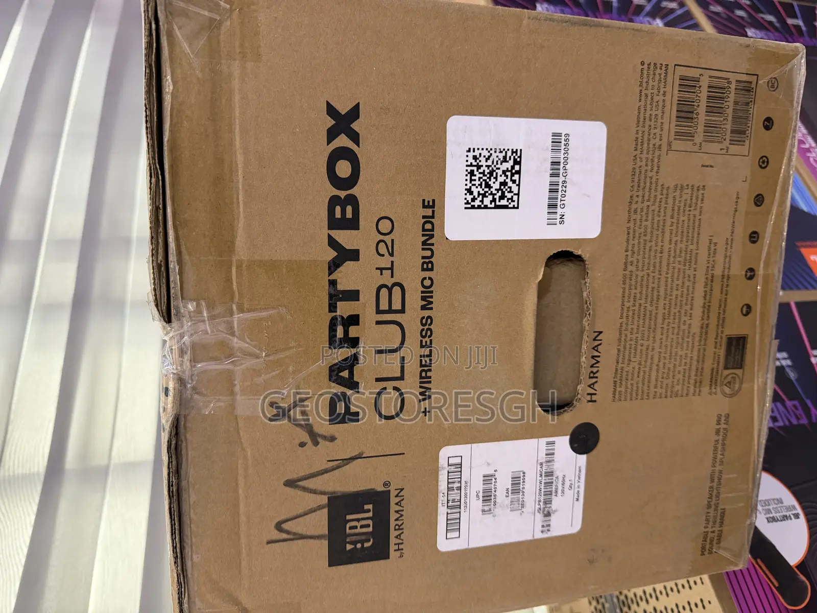 JBL Partybox Club 120 Portable Party Speaker With Wireless Microphone
