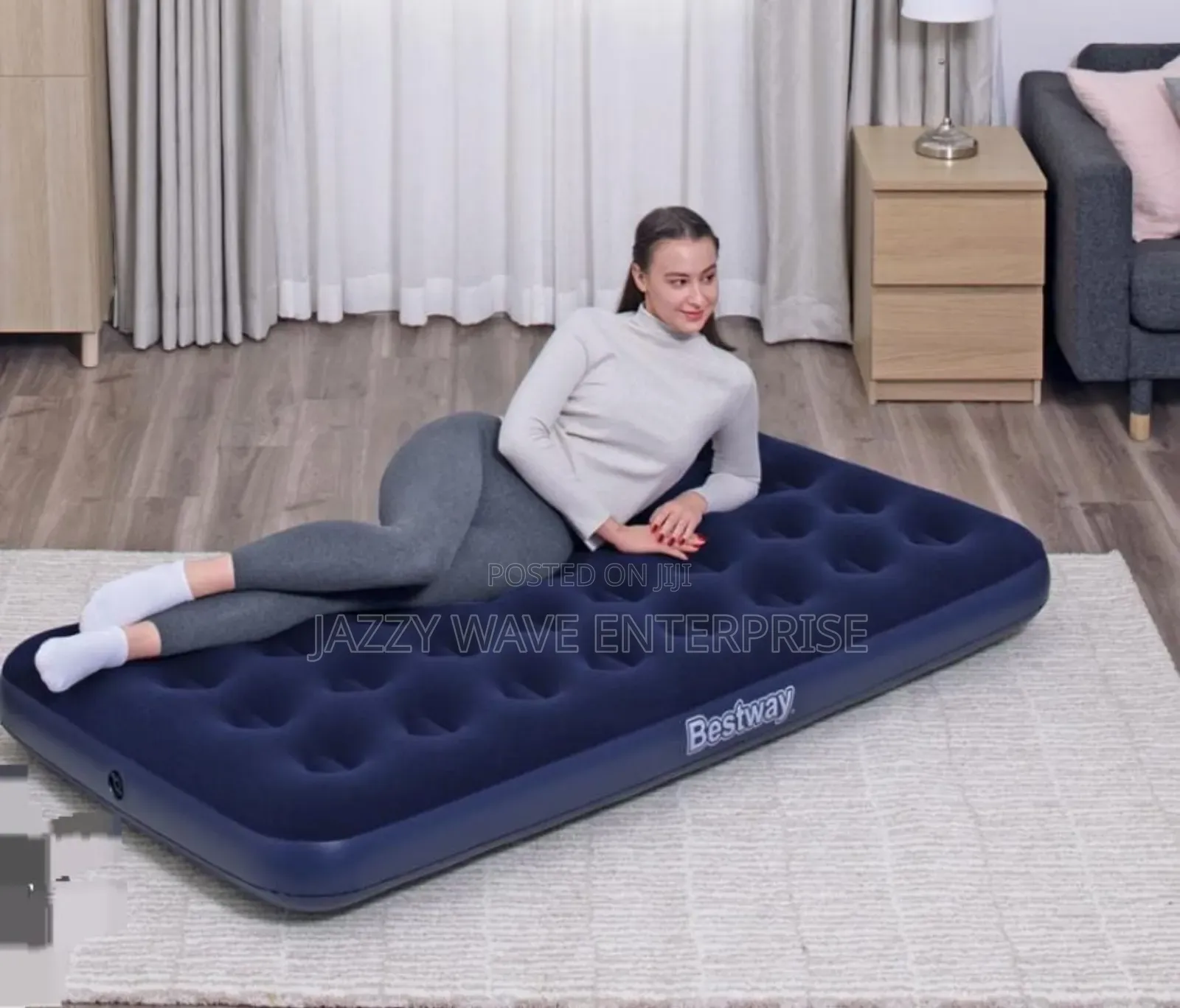 Single Inflatable Bed With Pump