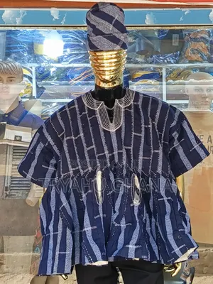 Shop Ghanaian Authentic Handmade Smocks in Accra |Tryahu Online Fugu