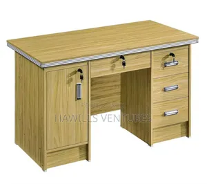 Modern Wooden Office Desk Melamine Finish (120*60*75cm)