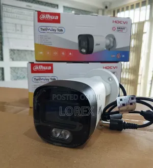 Dahua 2mp Camera Outdoor 2 Way Audio Full Color Hac-Hfw1200-TLMP-Il-T