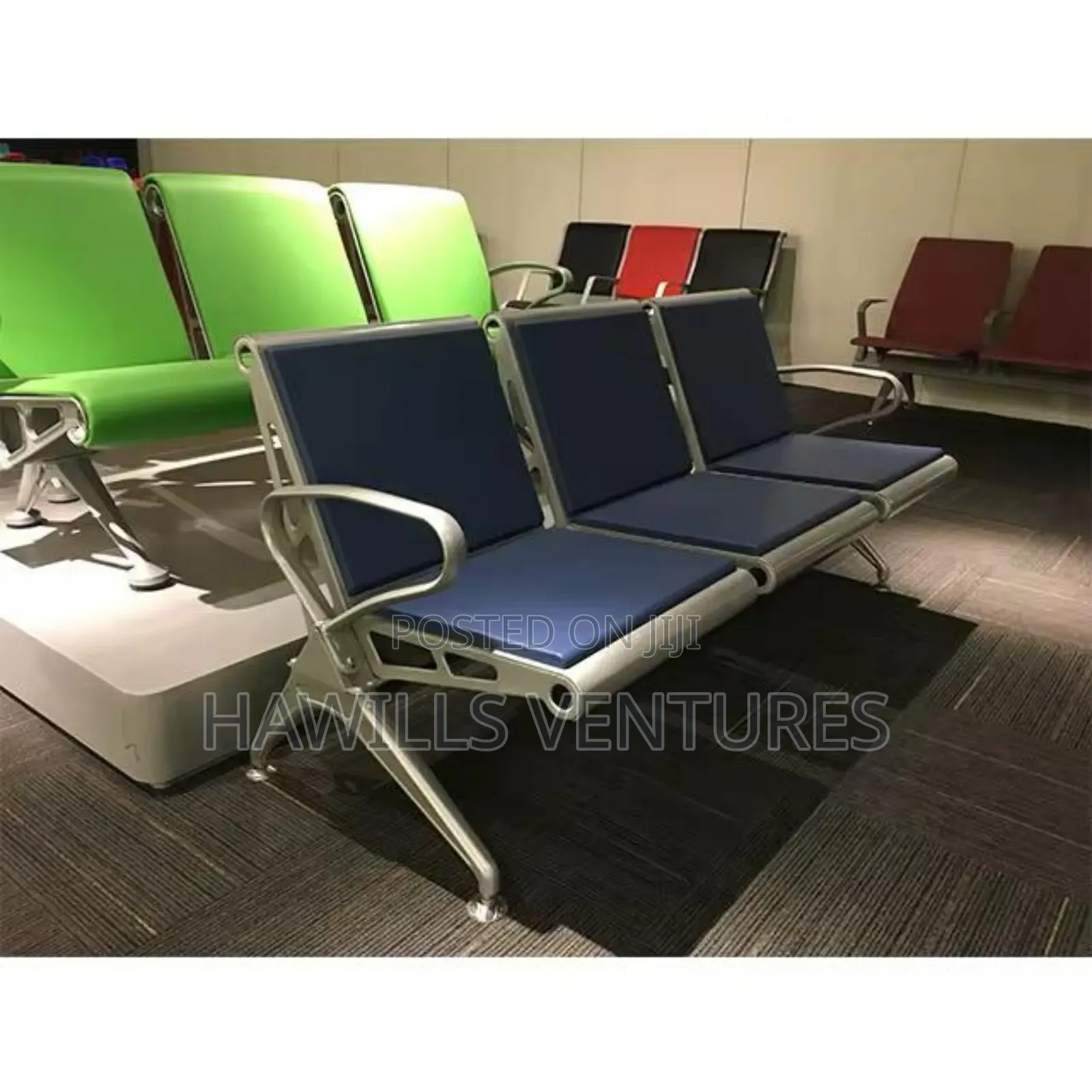 3 - Seater Public Waiting Chair or Airport Bench (Pu)