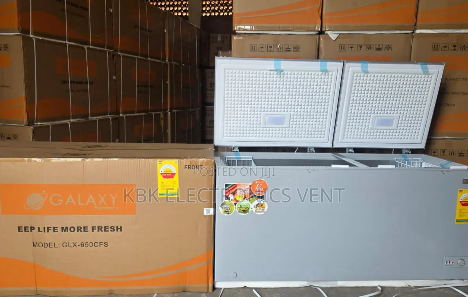 Galaxy 460liter Double Door Chest Freezer