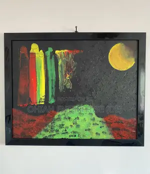 Hand-Painted Abstract Art With Deep Meaning for Sale