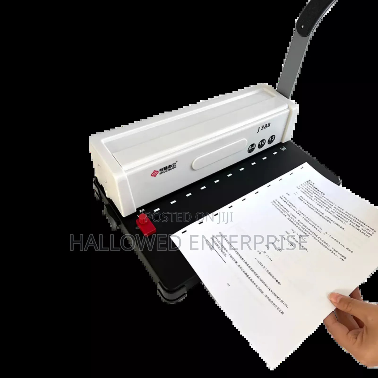 Press Strip Comb Bind Thermal Glue Manual Machine