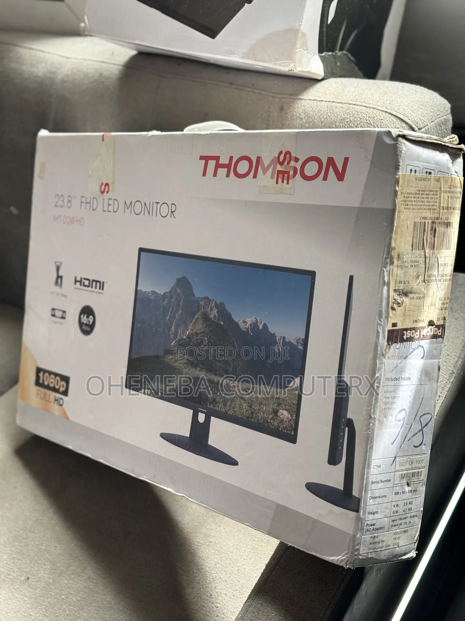 Thomson Mt-D24hd Led Desktop Monitor 23.8”