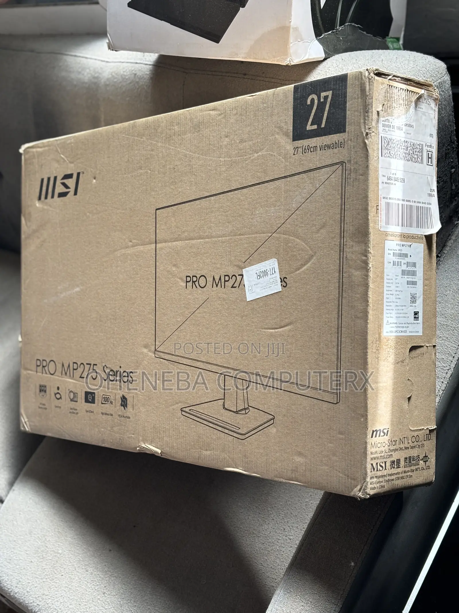 Msi Pro Office Monitor, 100hz, 1440p, Inbuilt Speaker