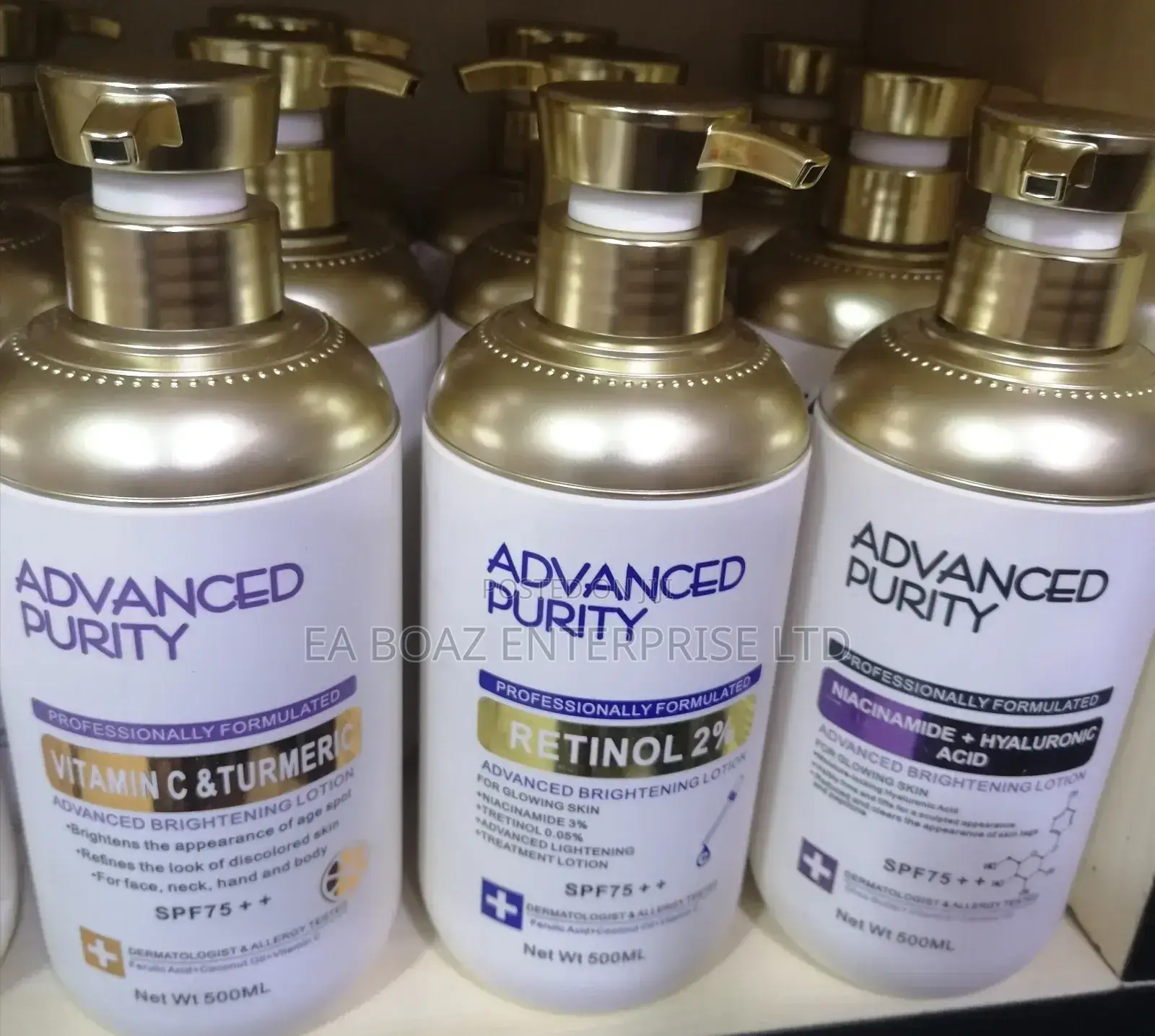 Advance Purity Brightening Turmeric Vitamins Moisturizing Lotion